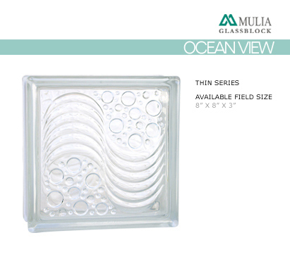 Glass Block Ocean View Clear
